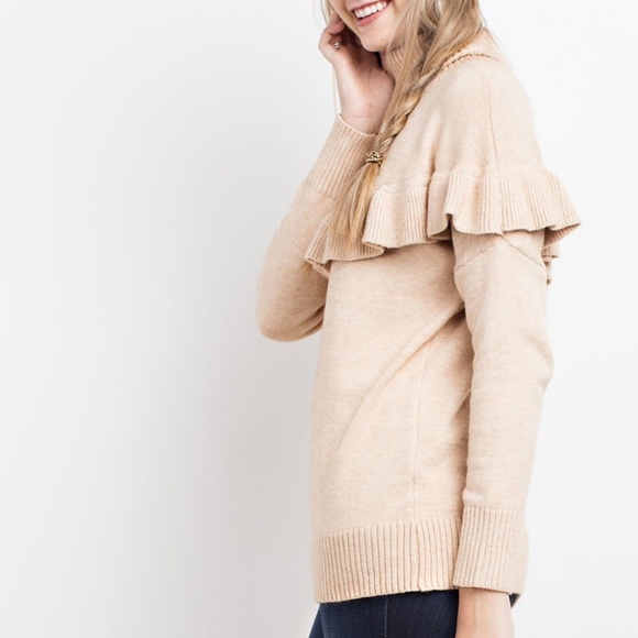 The Virginia Ruffle Sweater - Picture 3 of 4